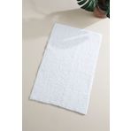 İrya Plain %100 Pamuk Banyo Paspası Beyaz 60x100