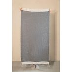 Irya Sare %100 Pamuk Peştemal Gri 90X170 - 90 x 170 cm
