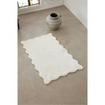 İrya Scallop Tekli Banyo Paspası Bambu 60x100 Ekru