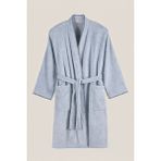 İrya Shadow %100 Pamuk Erkek Bornoz Misty Blue - S - M - Mavi