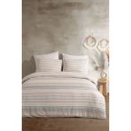 İrya Tiago 5 Parça Çift Kişilik Çantalı Nevresim Takımı - 13-Krem - 200 x 220 cm