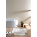 İrya Togo %100 Pamuk Banyo Paspası 2'li Ekru 40x60+60x90