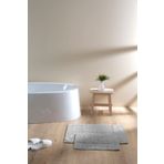 İrya Togo %100 Pamuk Banyo Paspası 2'li Gri 40x60+60x90