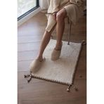 İrya Vina Tekli Banyo Paspası Bambu 50x80 cm Açık Bej