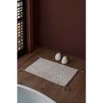 İrya Vina Tekli Banyo Paspası Bambu 60x100 cm Açık Bej