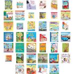 İş Bankası Kültür Yayınları 555 Eğlenceli Çıkartma - Araçlar + 39 Kitap (Set)
