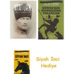 İş Bankası Kültür Yayınları Atatürk - Kurucu Felsefenin Evrimi + Dünyanın Merkezine Yolculuk + Siyah Inci Hediye - Hayır