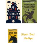 İş Bankası Kültür Yayınları Aynasız Ev + Dünyanın Merkezine Yolculuk + Siyah Inci Hediye