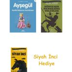 İş Bankası Kültür Yayınları Ayşegül Kıyafet Balosuna Hazırlanı. + Dünyanın Merkezine Yolculuk + Siyah Inci Hediye