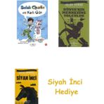 İş Bankası Kültür Yayınları Belalı Charlie ve Karlı Gün + Dünyanın Merkezine Yolculuk + Siyah Inci Hediye