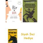 İş Bankası Kültür Yayınları Bir Artı Bir: Küçükler ve Büyükler Birlikte Oynuyor (Çift Dilli) + Dünyanın Merkezine Yolculuk + Siyah Inci Hediye