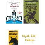 İş Bankası Kültür Yayınları Boyacının Penguenleri + Dünyanın Merkezine Yolculuk + Siyah Inci Hediye