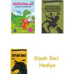 İş Bankası Kültür Yayınları Dinozorlar: Eğlenceli Etkinlikler + Dünyanın Merkezine Yolculuk + Siyah Inci Hediye