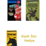 İş Bankası Kültür Yayınları Disney Arabalar - Dünya Çapında Yarış: Okumayı Seviyorum 1 + Dünyanın Merkezine Yolculuk + Siyah Inci Hediye