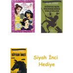 İş Bankası Kültür Yayınları Disney Prenses Sanat Galerin + Dünyanın Merkezine Yolculuk + Siyah Inci Hediye