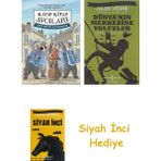 İş Bankası Kültür Yayınları Dört Buçuk Silahşörler - Kayıp Kitap Avcıları + Dünyanın Merkezine Yolculuk + Siyah Inci Hediye
