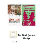 İş Bankası Kültür Yayınları Dünya Tarihi Ansiklopedisi (Ciltli) + Tuhaf Bir Yılbaşı Öyküsü + Bir Noel Şarkısı