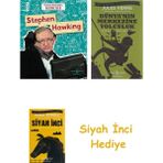 İş Bankası Kültür Yayınları Dünyayı Değiştiren Bilimciler - Stephen Hawkıng + Dünyanın Merkezine Yolculuk + Siyah Inci Hediye
