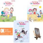İş Bankası Kültür Yayınları En Iyi Kız Kardeşler / Büyük Sürpriz - Tatile Gidiyoruz - Kış Eğlencesi / 3 Kitap Telefon Tutuc Hediye