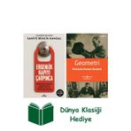 İş Bankası Kültür Yayınları Ergenlik Kapıyı Çarpınca + Geometri + Dünya Klasiği Hediye