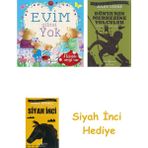 İş Bankası Kültür Yayınları Evim Gibisi Yok + Dünyanın Merkezine Yolculuk + Siyah Inci Hediye