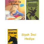 İş Bankası Kültür Yayınları Gofret ile Babası + Dünyanın Merkezine Yolculuk + Siyah Inci Hediye