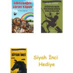İş Bankası Kültür Yayınları Gökkuşağını Gören Köpek + Dünyanın Merkezine Yolculuk + Siyah Inci Hediye