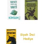 İş Bankası Kültür Yayınları Hayatı Sessize Alma Vakti + Dünyanın Merkezine Yolculuk + Siyah Inci Hediye