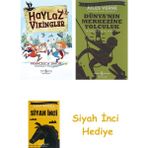 İş Bankası Kültür Yayınları Haylaz Vikingler + Dünyanın Merkezine Yolculuk + Siyah Inci Hediye
