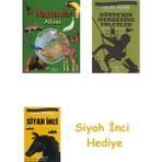 İş Bankası Kültür Yayınları Hayvanlar Atlası: Animal Atlas + Dünyanın Merkezine Yolculuk + Siyah Inci Hediye