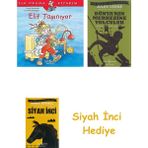 İş Bankası Kültür Yayınları Ilk Okuma Kitabım - Elif Taşınıyor + Dünyanın Merkezine Yolculuk + Siyah Inci Hediye - Hayır