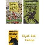 İş Bankası Kültür Yayınları Inşaat Sahasında Bir Yıl: Bul, Eğlen, Öğren! + Dünyanın Merkezine Yolculuk + Siyah Inci Hediye - Hayır