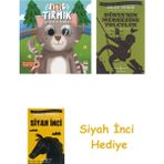 İş Bankası Kültür Yayınları Kedi Tırmık ve Sevimli Dostları-Bu Kocaman Gözler Kimin + Dünyanın Merkezine Yolculuk + Siyah Inci Hediye