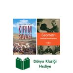 İş Bankası Kültür Yayınları Kırım Savaşı + Geometri + Dünya Klasiği Hediye