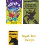 İş Bankası Kültür Yayınları Kitap Çocuk + Dünyanın Merkezine Yolculuk + Siyah Inci Hediye