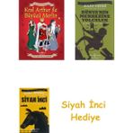 İş Bankası Kültür Yayınları Kral Arthur ve Büyücü Merlin + Dünyanın Merkezine Yolculuk + Siyah Inci Hediye
