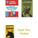 İş Bankası Kültür Yayınları Okula Hazırım Yazmaya Hazırlanıyorum + Dünyanın Merkezine Yolculuk + Siyah Inci Hediye
