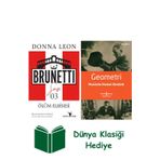 İş Bankası Kültür Yayınları Ölüm Elbisesi + Geometri + Dünya Klasiği Hediye