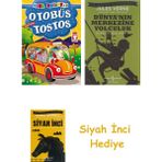 İş Bankası Kültür Yayınları Otobüs Tostos - Sakin Olmak: Mini Masallar 16 + Dünyanın Merkezine Yolculuk + Siyah Inci Hediye