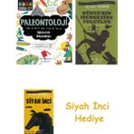 İş Bankası Kültür Yayınları Paleontoloji - Eğlenceli Etkinlikler + Dünyanın Merkezine Yolculuk + Siyah Inci Hediye