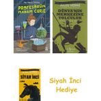 İş Bankası Kültür Yayınları Profesörüm Madam Curie + Dünyanın Merkezine Yolculuk + Siyah Inci Hediye