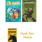 İş Bankası Kültür Yayınları Profesör’ün Sihirli Kalemi - Kayıp Kedi Miskin + Dünyanın Merkezine Yolculuk + Siyah Inci Hediye