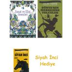 İş Bankası Kültür Yayınları Sanat ve Elişi Desenleri + Dünyanın Merkezine Yolculuk + Siyah Inci Hediye