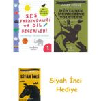İş Bankası Kültür Yayınları Ses Farkındalığı ve Dil Becerileri 1 - Okul Öncesi Gelişim + Dünyanın Merkezine Yolculuk + Siyah Inci Hediye