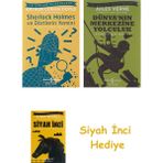 İş Bankası Kültür Yayınları Sherlock Holmes ve Dörtlerin Yemini: Kısaltılmış Metin + Dünyanın Merkezine Yolculuk + Siyah Inci Hediye - Hayır