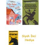 İş Bankası Kültür Yayınları Sisle Gelen Çocuk: 2013 Leer Es Vivir Ödülü Çocuk Kitapları Finalisti + Dünyanın Merkezine Yolculuk + Siyah Inci Hediye