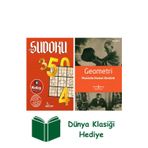 İş Bankası Kültür Yayınları Sudoku 1. Kitap + Geometri + Dünya Klasiği Hediye