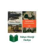 İş Bankası Kültür Yayınları Tahta Masa + Geometri + Dünya Klasiği Hediye
