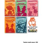İş Bankası Kültür Yayınları Tom Sawyer Tuhaf Bir Yılbaşı Öyküsü Alice Harikalar Diyarında Babalar ve Oğullar Iki Yıl Okul Tatili