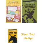 İş Bankası Kültür Yayınları Yazmayı Kolaylaştırıcı Çizgi Çalışmaları - Arkadaşım Elif + Dünyanın Merkezine Yolculuk + Siyah Inci Hediye